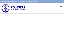 Tablet Screenshot of polestarboatingcenter.com